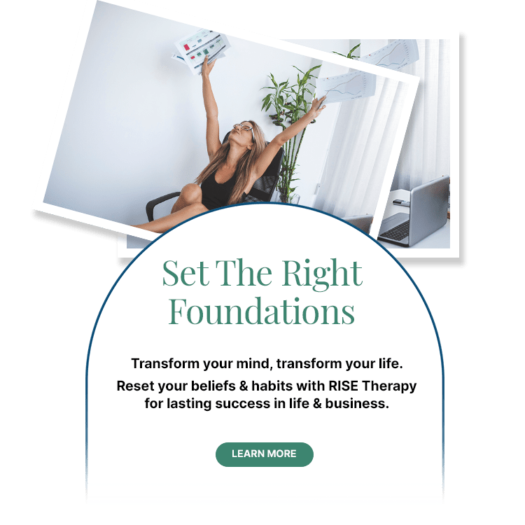 Set the Right Foundations Banner - Transform your mind and your life